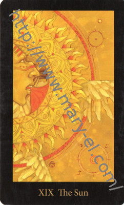 The sun card from Mary El deck
